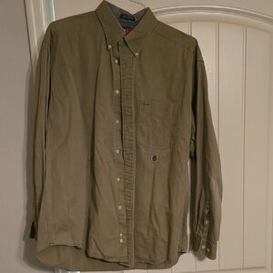 Tommy Hilfiger Khaki Casual Button-Down Shirt